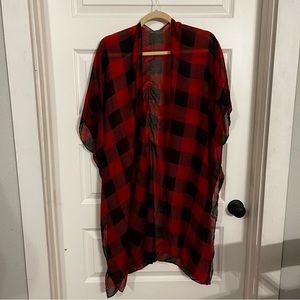 Buffalo Check Cardigan/Kimono